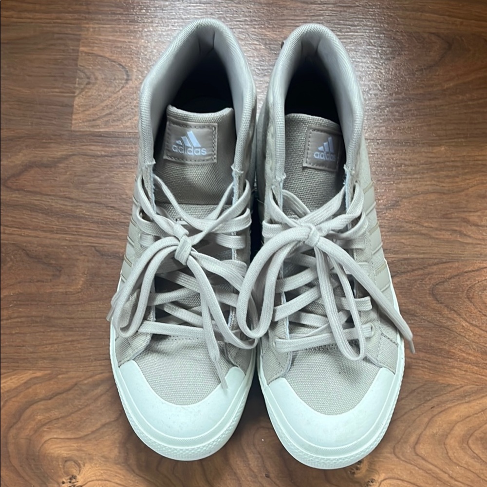 Adidas Tan High-Top Sneakers